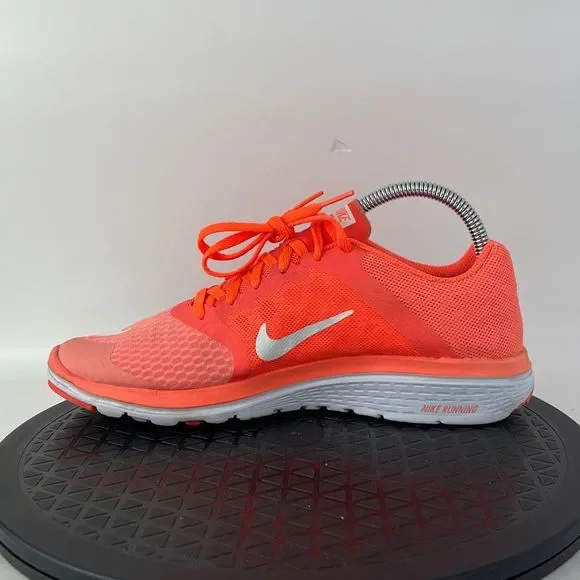 Nike FS Lite Run 3 Orange Athletic Running Shoes 807145-601 Women’s Size 8 - Picture 9 of 12